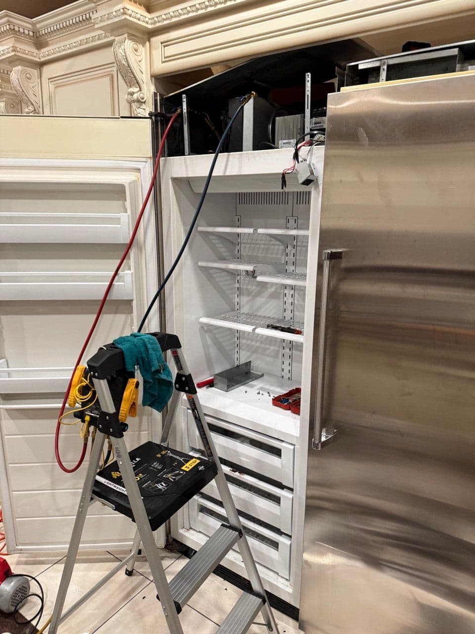 Completed refrigerator repair in Encino by IP Tech Appliance Repair