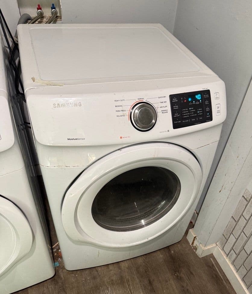 Samsung dryer repair in Canoga Park, CA — job photo by IP Tech Appliance Repair