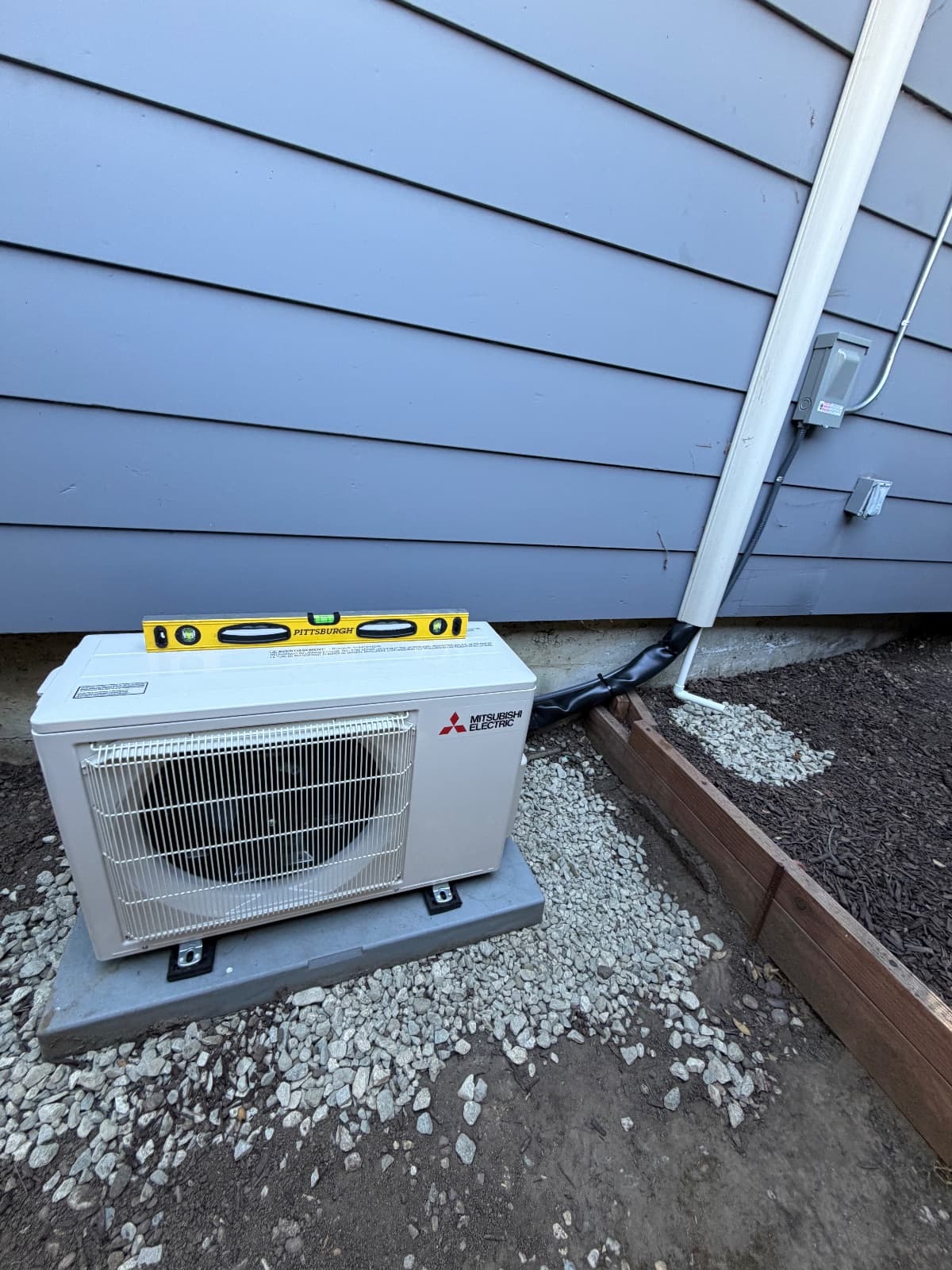 Completed ductless mini split repair and installation in Sherman Oaks by Airmaker HVAC Inc.